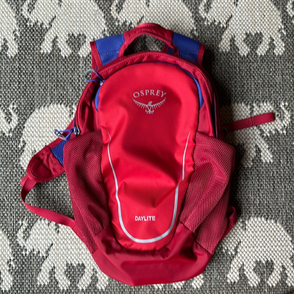 Osprey Daylite JR Pack, Kids Hiking- Cosmic Red